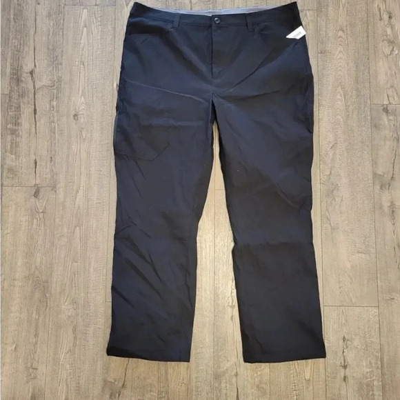 Eddie Bauer Fleece lined tech pants Black Size 36/32 #8 - Picture 6 of 13